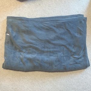 Gray Fuzzy Electric Blanket